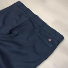 Dickies ネイビー ワークパンツ スラックス 46-32