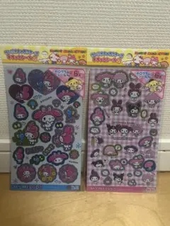 サンリオシール　二枚セット　きらきら