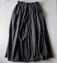 SHEIN コットン100％ ロングスカート ブラックのサムネイル