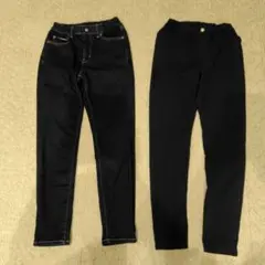 お値下げ中　UNIQLO gu ボトムスセット サイズ150 デニム 2点セット