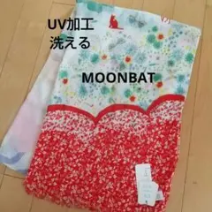 新品未使用 大判 ストール ショール マフラームーンバット 猫柄 動物柄 赤のサムネイル