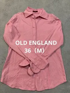 ◉OLD ENGLAND オールドイングランド　長袖シャツ サイズ36 ピンク◉のサムネイル