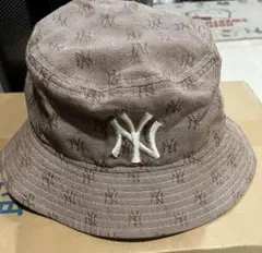 MLB NYヤンキース バケットハット ブラウン