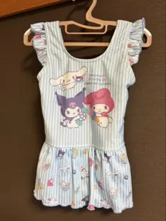 女児用ワンピース水着/110cm/サンリオ(シナモン、クロミ、マイメロディ)