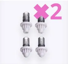 ベイブレードX BX00 ビットセット シルバー×ホワイト　2箱セット