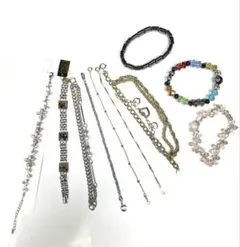 アクセサリーまとめ売りNO154激安　ブレスレット10点セット