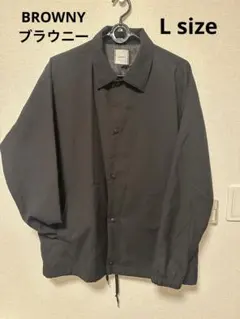 BROWNY ブラウニー ブラック ナイロンジャケットLサイズ　美品