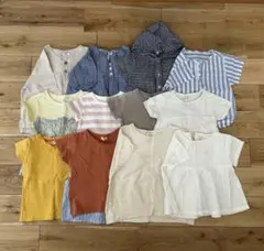 こども服　まとめ売り　半袖シャツ　12枚セットのサムネイル