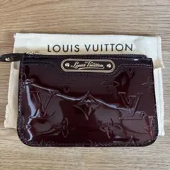 【お値下げ】Louis Vuitton ヴェルニ　ダークブラウン コインケース