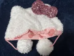 ハローキティ ポンポン付き ファンキャップ USJ ユニバ