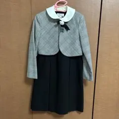 フォーマルドレスセット 130cm チェック柄