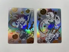 ドラゴンボール 孫悟空 ホログラムカード 2枚セット
