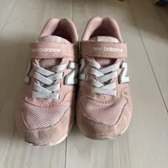 new balance 996キッズスニーカー ピンク17cm