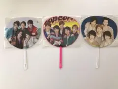未開封　嵐　ミニうちわ　集合　3枚セット