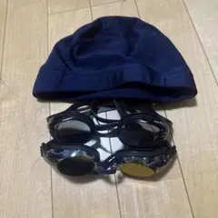 子供用ゴーグル2個と水泳帽セット