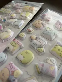 4点セット　すみっコぐらしふにふにシールシリーズ