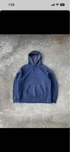 00s old NIKE パーカー ナイキ スウォッシュ　ラグラン 古着