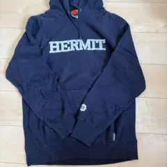HERMIT パーカー ネイビー Lのサムネイル
