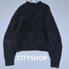 未使用CITYSHOP GOMASIO ニット　クロ　FREE