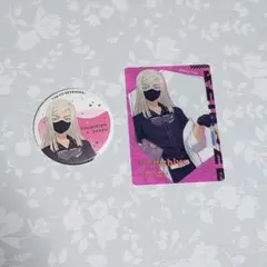 東京リベンジャーズ 科学実験 箔押しクリアフォトカード 缶バッジ 三途春千夜