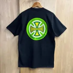 インディペンデント アイアンクロスロゴ Tシャツ 黒 ブラック Lのサムネイル