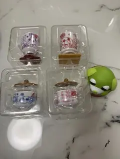 TOMY お茶犬 くつろぎ和茶器 ミニチュア 湯呑み