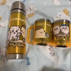 ちいかわ　ステンレスボトル&2Pマグセット　イエロー