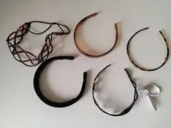 ヘアバンド・カチューシャ 5点セット