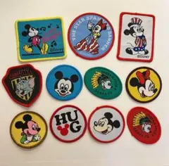 【ラスト1点】ディズニーミッキーマウス　ワッペン アップリケセット