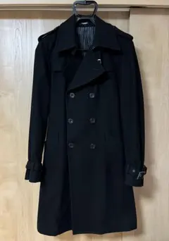 トルネードマート⭐チェスターコート バッファローレザー ブラック ロング丈 トルネードマート⭐チェスターコート バッファローレザー