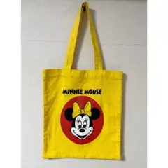 【最終値下げ！】ディズニー　ミニー　トートバッグ イエロー　レトロ