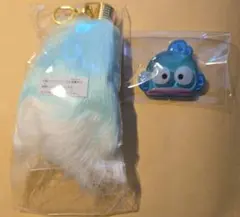 サンリオ　しっぽチャーム、ぷっくりったいバッジ　ハンギョドン