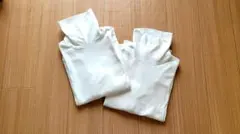 UNIQLO ホワイト Mサイズ ハイネック2枚セット