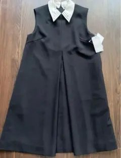 白襟 ロングワンピース