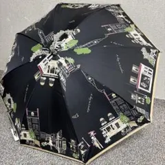 新品 ダックス 傘 日傘 長傘 黒 街並み 遮光