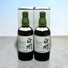 【新品未開栓】サントリーシングルモルトウイスキー　白州　700ml 2本のサムネイル
