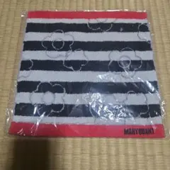 MARY QUANT ストライプタオルハンカチ
