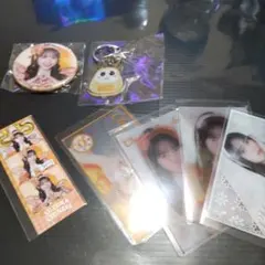 FRUITSZIPPER 鎮西寿々歌 アクキー 缶バッジ カード ステッカー