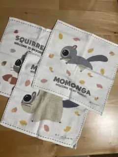 【３枚セット】大判ハンドタオル　タオルハンカチ　入園　入学