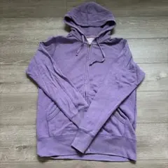 パープル パーカー　オールド　ユニクロ
