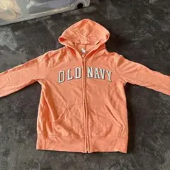 OLD NAVY ジップアップパーカー オレンジ Mサイズ