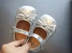 シルバー ファーストシューズ12cm 一度のみ着用