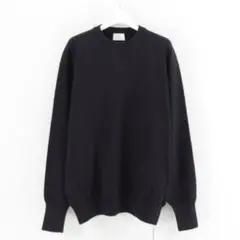 HERILL RAMEHIGHGAUGEクルーネックニット ブラック 2026年最新】HERILL ネック：クルーネック メンズ ニット・セーターの