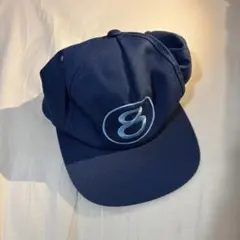 【良品】stussy ステューシー 8ボール刺繍キャップ / ブルー