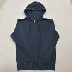 ユニクロ　ドライスウェットフルジップパーカー　Sサイズ　ネイビー