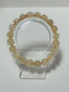 ゴールドルチルクォーツブレスレット