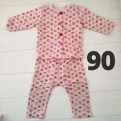 長袖パジャマ上下セット① 90cm 動物柄