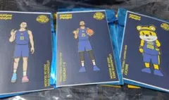 宇都宮ブレックス Hoops Peeps ステッカー 3枚セット