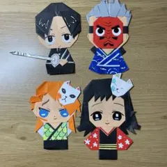 鬼滅の刃 折り紙キャラクター4体セット