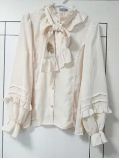 kawaii リボン付きフリルブラウスのサムネイル